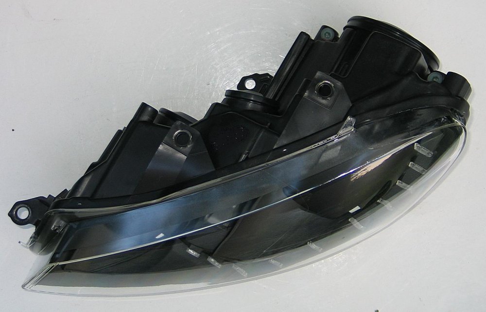 Передні фари чорні 2 лінзи V1 для Volkswagen Golf 6 2009-2012