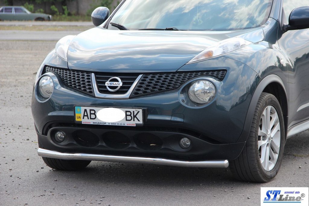 Передній захист ST008-2 (нерж) для Nissan Juke 2010-2019 