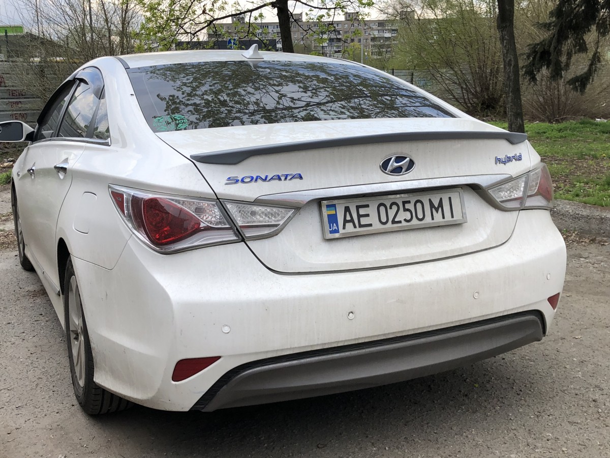 Спойлер ліп багажника Hyundai Sonata 2010-2014 АБС пластик під фарбування