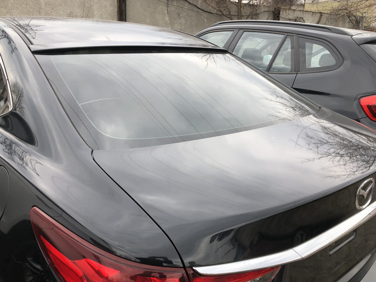 Козирок на скло Mazda 6 2013 - ABS пластик під фарбування