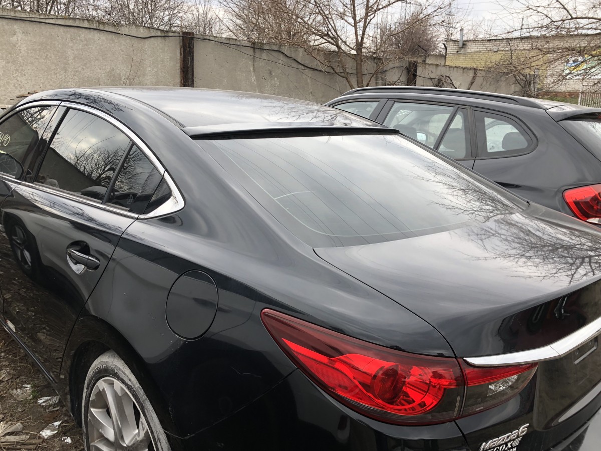 Козирок на скло Mazda 6 2013 - ABS пластик під фарбування