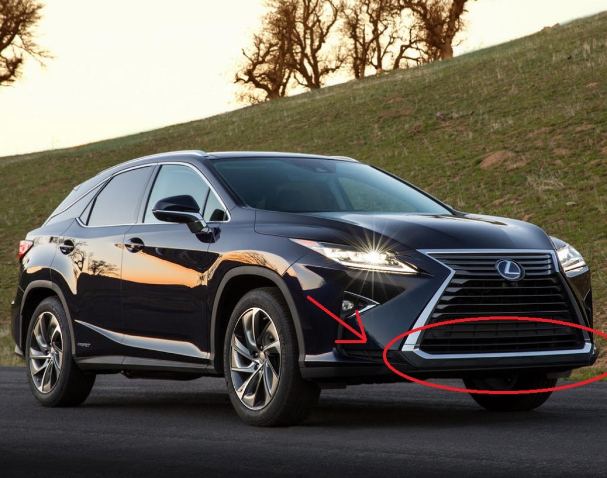 Нижня окантовка решітки Lexus RX 2015-2019 5312248050