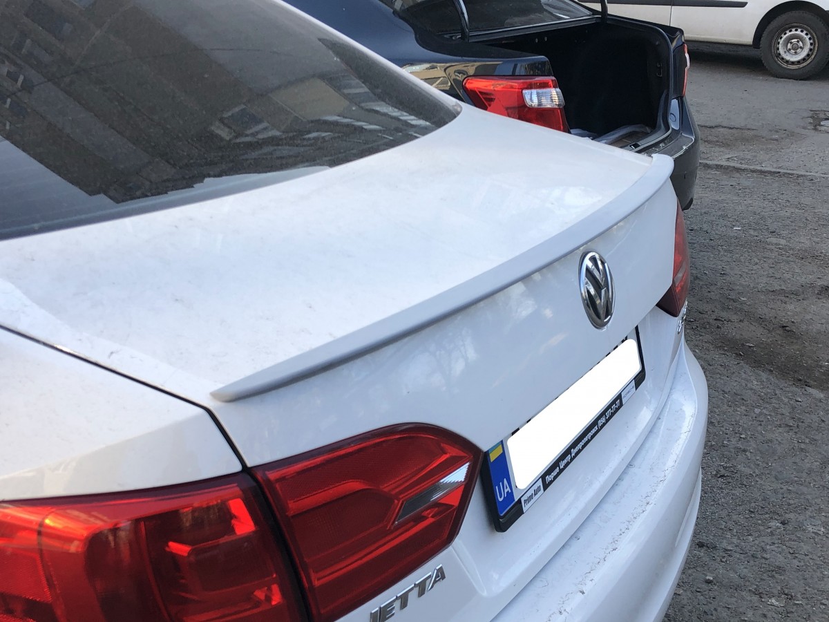 Спойлер ліп багажника Volkswagen Jetta 2010-2017 ABS пластик під фарбування