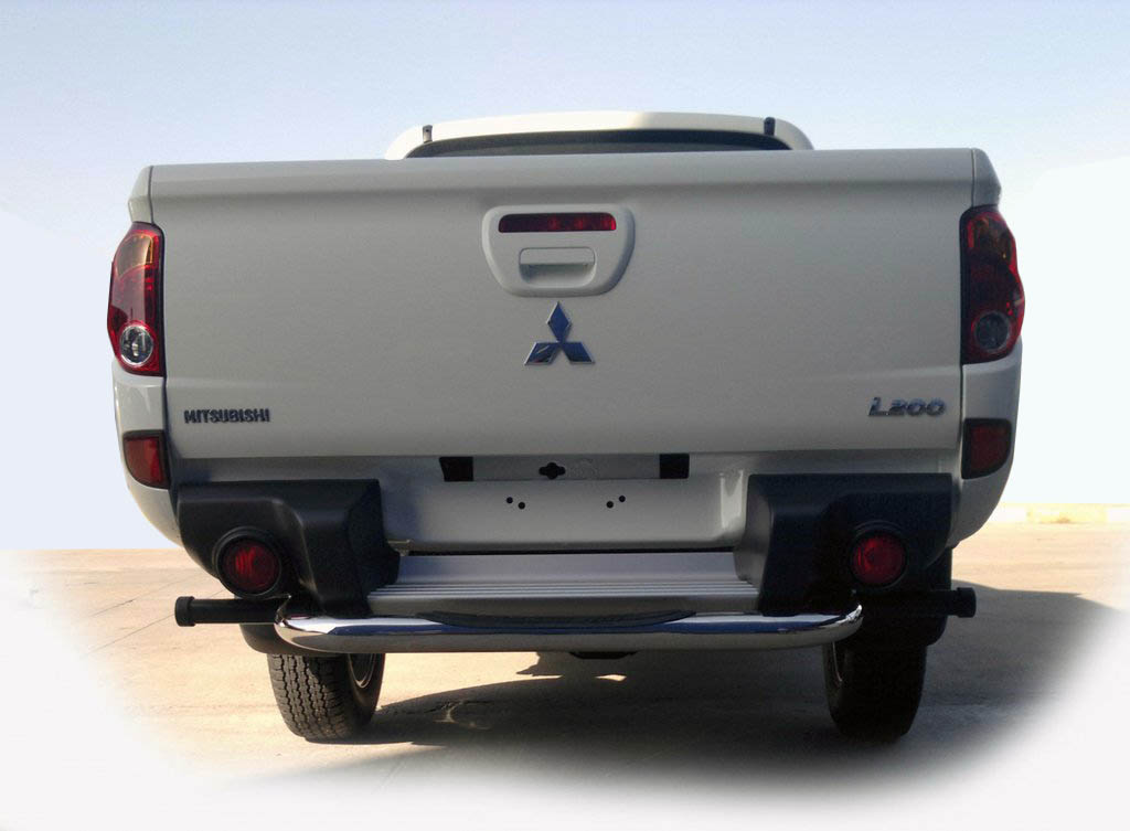 Задній захист AK007 (нерж) для Mitsubishi L200 2006-2015 рр