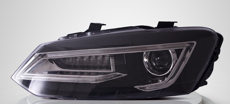 Передні фари стиль Audi для Volkswagen Polo Mk5 2012-2015