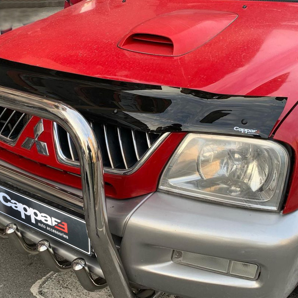 Дефлектор капота (EuroCap) для Mitsubishi L200 1996-2006 рр.