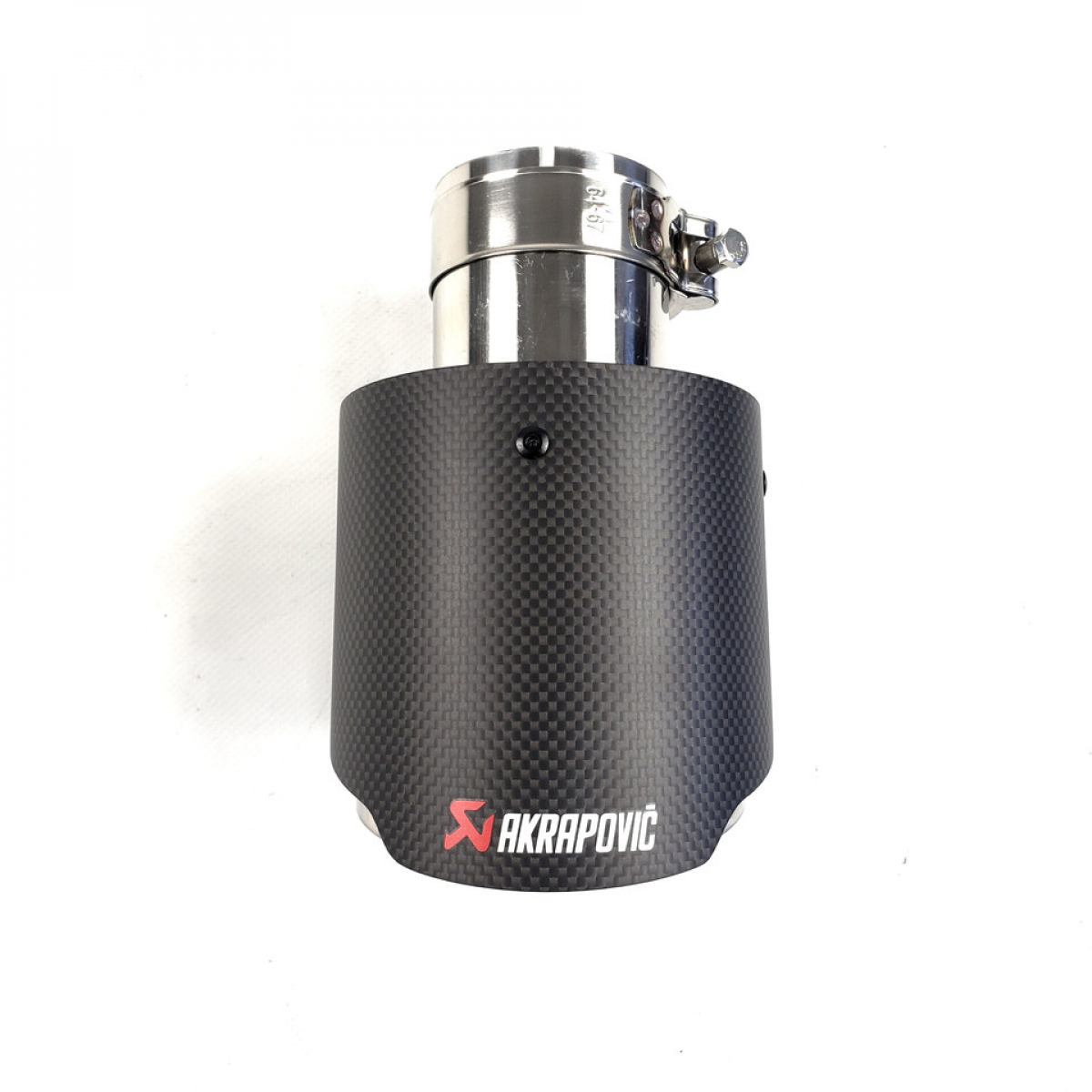 Карбонова насадка на вихлоп Akrapovich ( матова 63mm to 114mm WH-0302(114) )