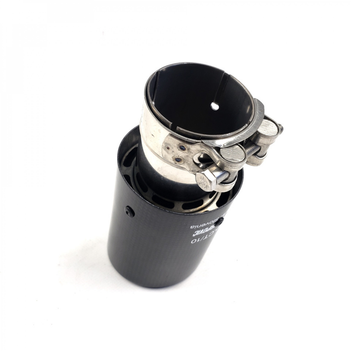 Карбонова насадка на вихлоп Akrapovich ( глянсова 54mm to 76mm WH-0308(76) )