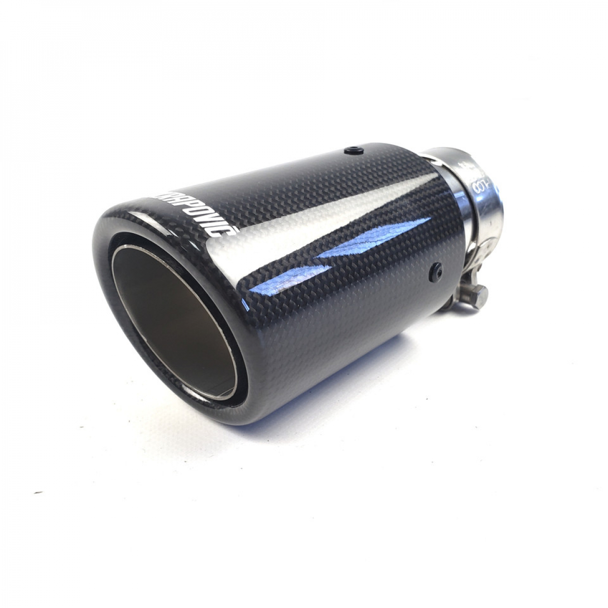 Карбонова насадка на вихлоп Akrapovich ( глянсова 54mm to 76mm WH-0308(76) )