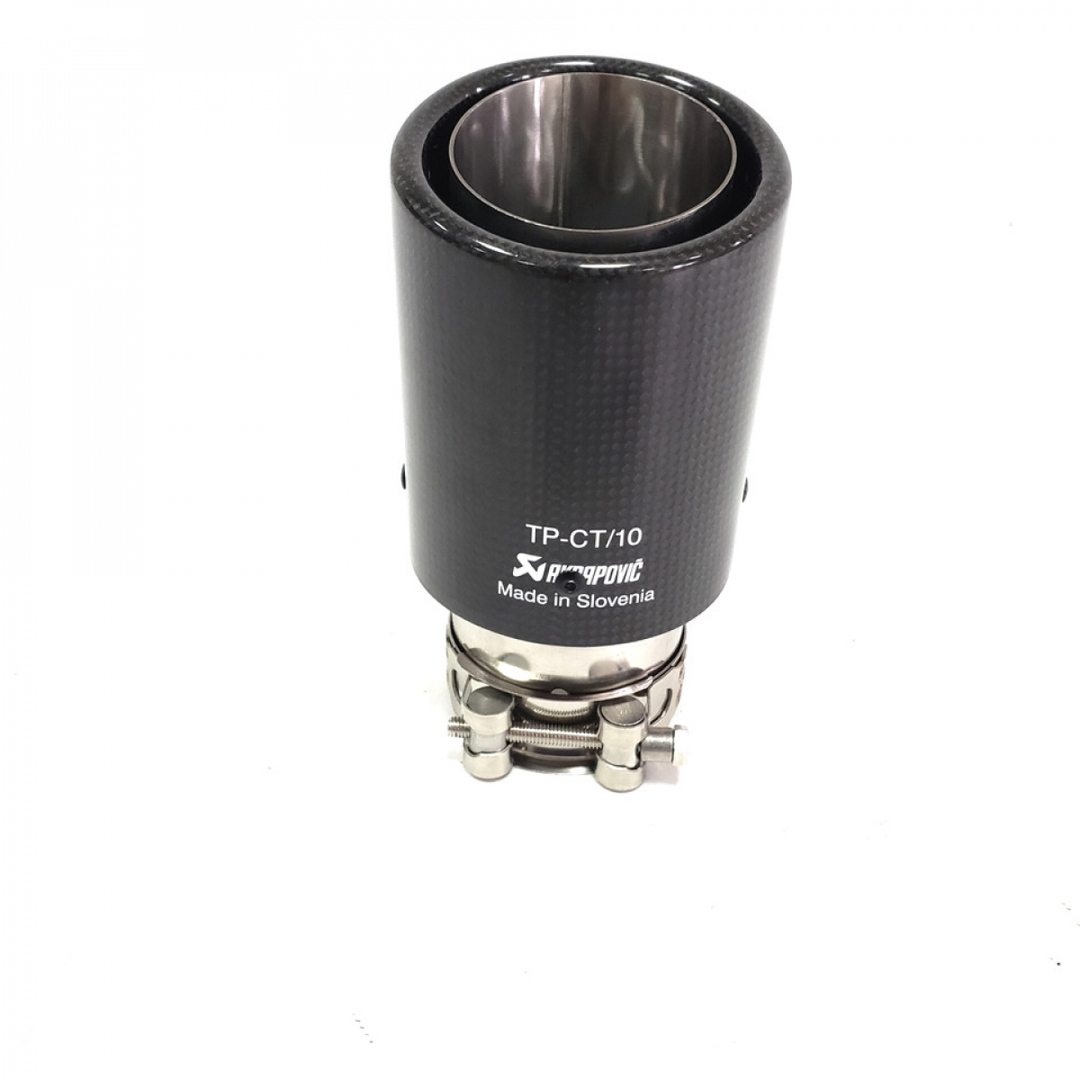 Карбонова насадка на вихлоп Akrapovich ( глянцева 63mm to 89mm WH-0308(89) )
