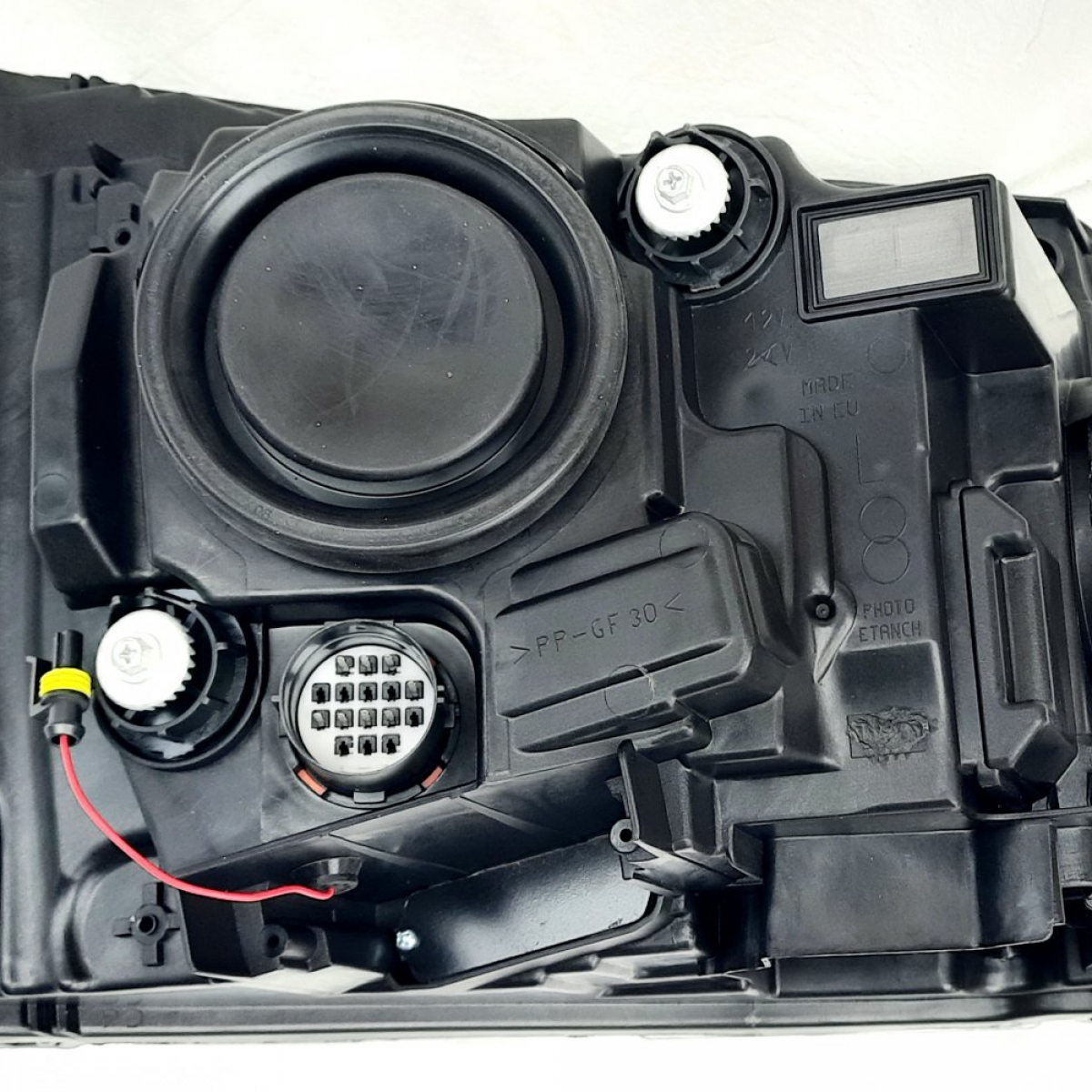 Передні фари Full LED чорні стиль Defender ZH для Land Rover Discovery 3 2004-2009