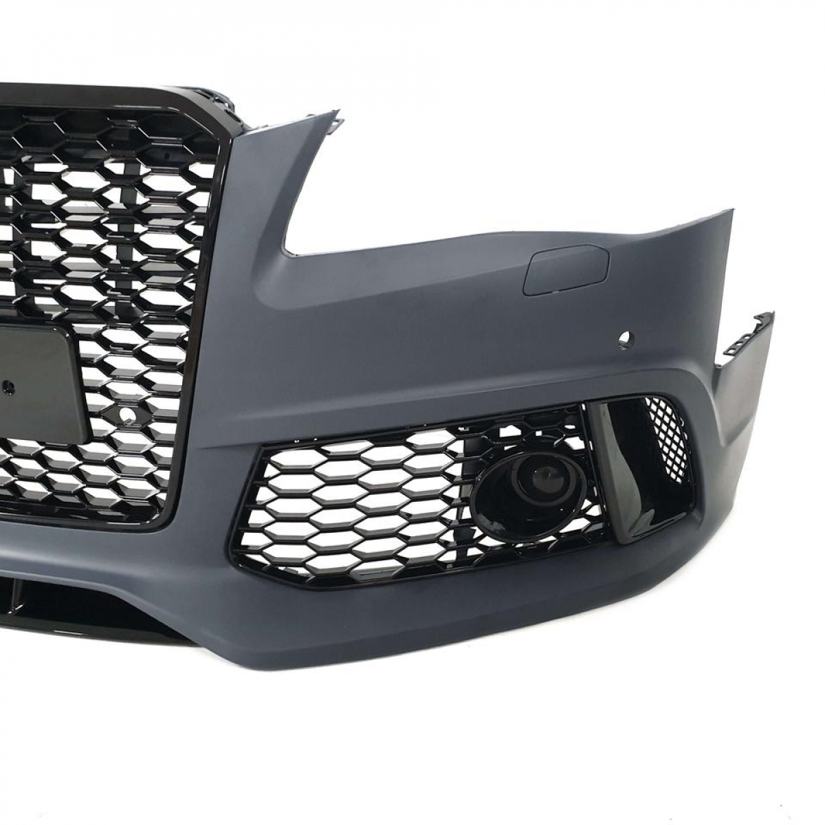 Передній бампер на Audi A8 D4 2010-2014 року (стиль RS)