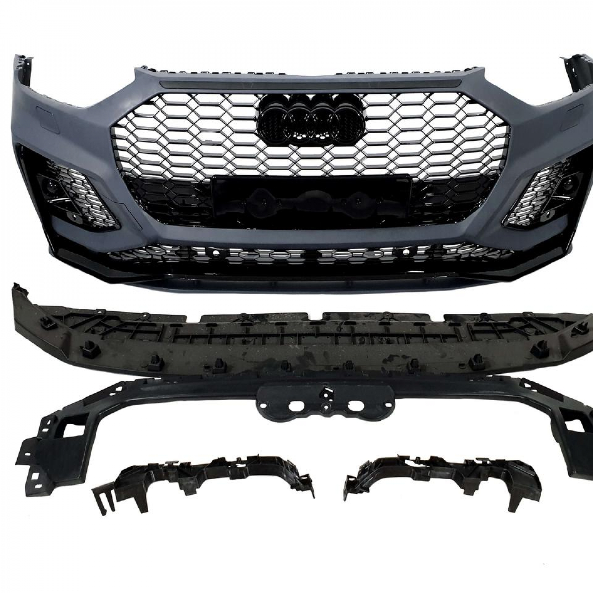 Передній бампер на Audi Q5 80A 2020-2023 року (стиль RSQ5)