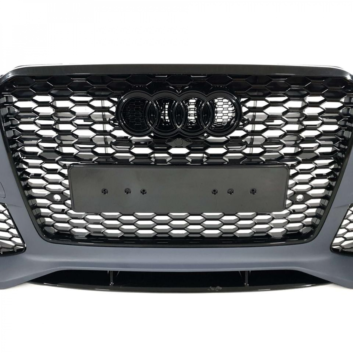 Передній бампер на Audi A8 D4 2010-2014 року (стиль RS)