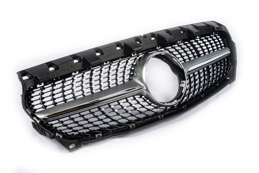 Передня решітка (Diamond Silver) для Mercedes CLA C117 2013-2016