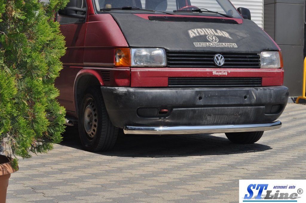 Нижня одинарна губа ST008 (нерж) 51мм для Volkswagen T4 Caravelle/Multivan