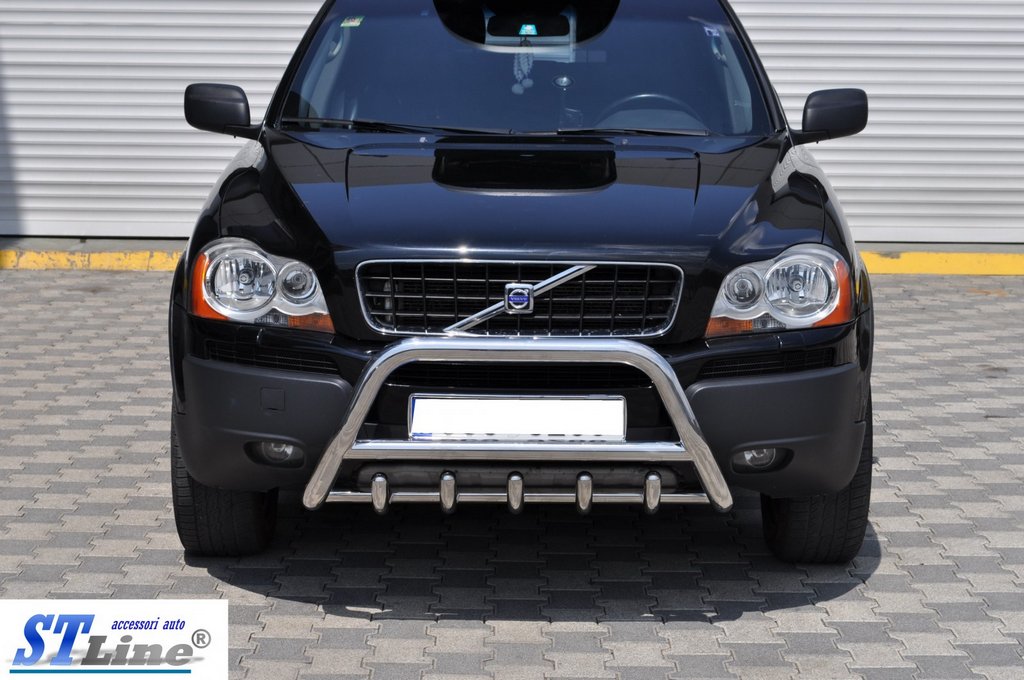 Кенгурятник WT003 (нерж.) для Volvo XC90 2002-2014 