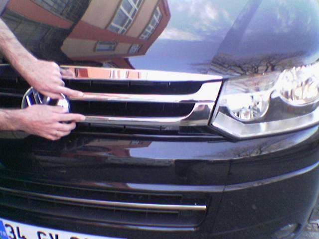 Хром молдінг на капот Volkswagen T5 GP 2010-2015 (нержавіюча сталь)