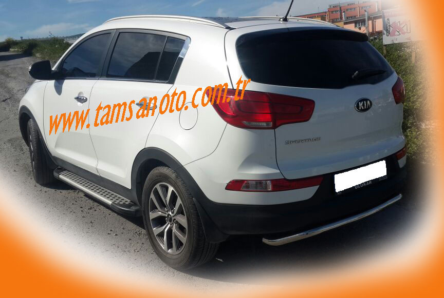 Задня дуга AK002-1 (нерж.) для Kia Sorento XM 2009-2014рр