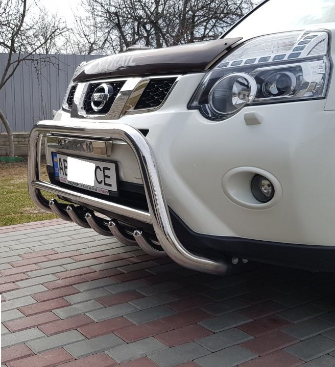 Передній захист WT003 (нерж) для Nissan X-trail T31 2007-2014