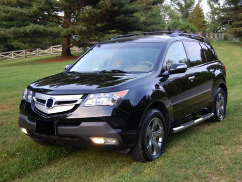 Бічні труби (2 шт, нерж) для Acura MDX 2007-2013рр