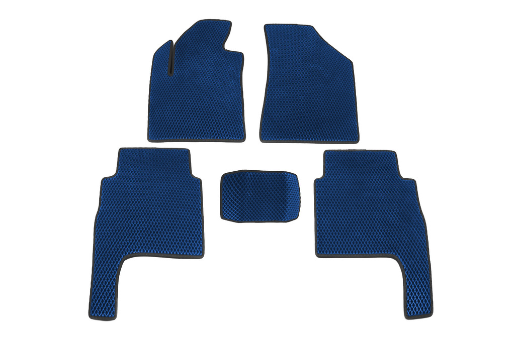 Килимки в салон EVA (сині) 2006-2010 для Hyundai Santa Fe 2 рр