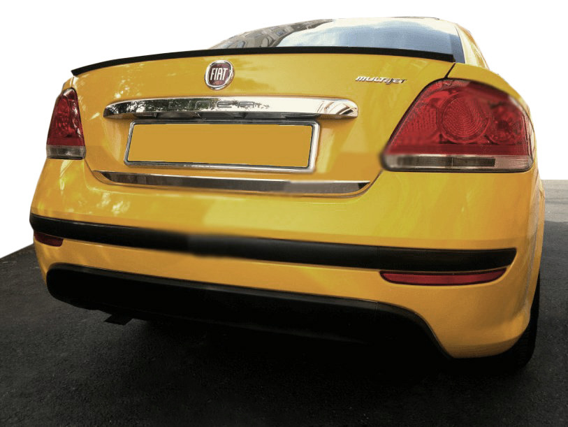 Хром накладки для Fiat Linea 2006 кромка багажника нерж Carmos (Туреччина)