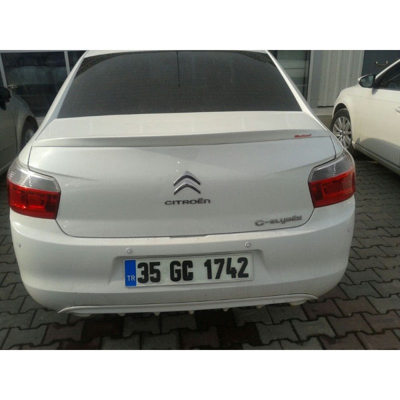 Спойлер (під фарбування) для Citroen C-Elysee 2012↗ мм.