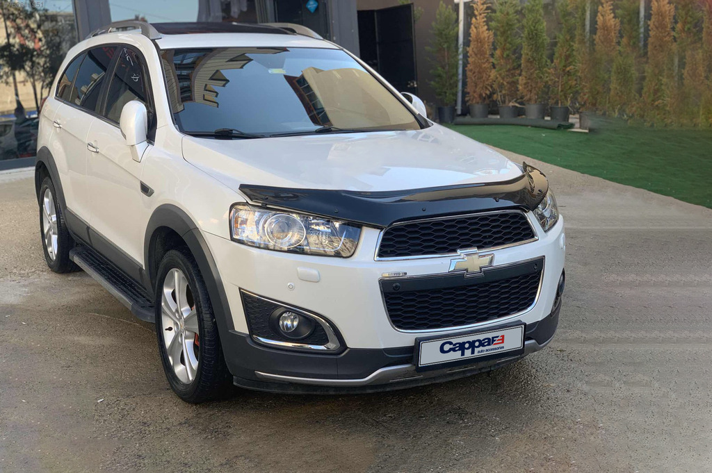 Дефлектор капота (EuroCap) для Chevrolet Captiva 2012-2018