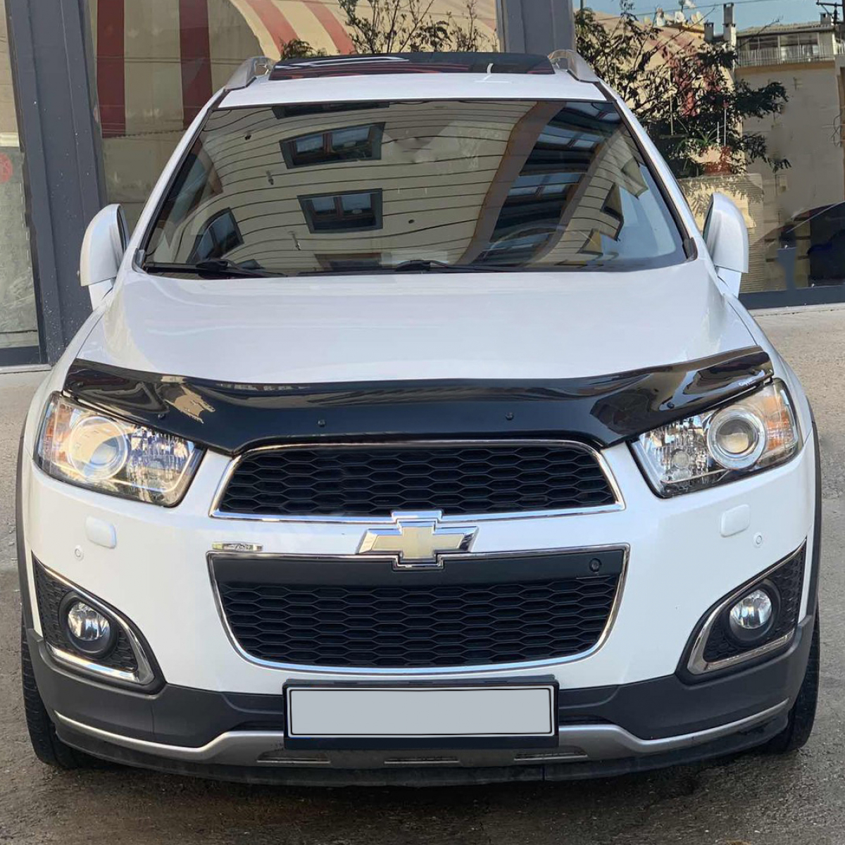 Дефлектор капота (EuroCap) для Chevrolet Captiva 2012-2018
