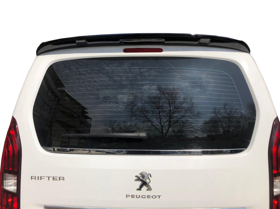 Нижня кромка скла (нерж.) OmsaLine для Peugeot Partner/Rifter 2019-