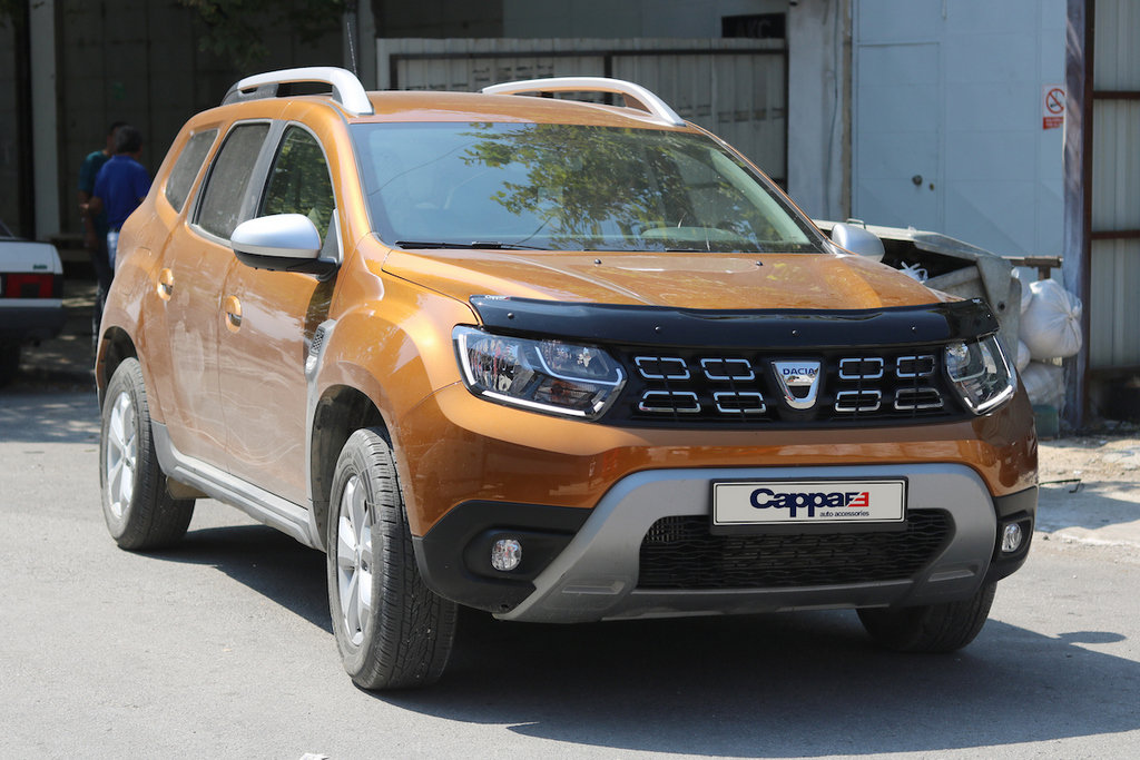 Дефлектор капота (EuroCap) для Dacia Duster 2018↗ мм.