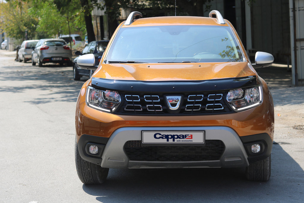 Дефлектор капота (EuroCap) для Dacia Duster 2018↗ мм.