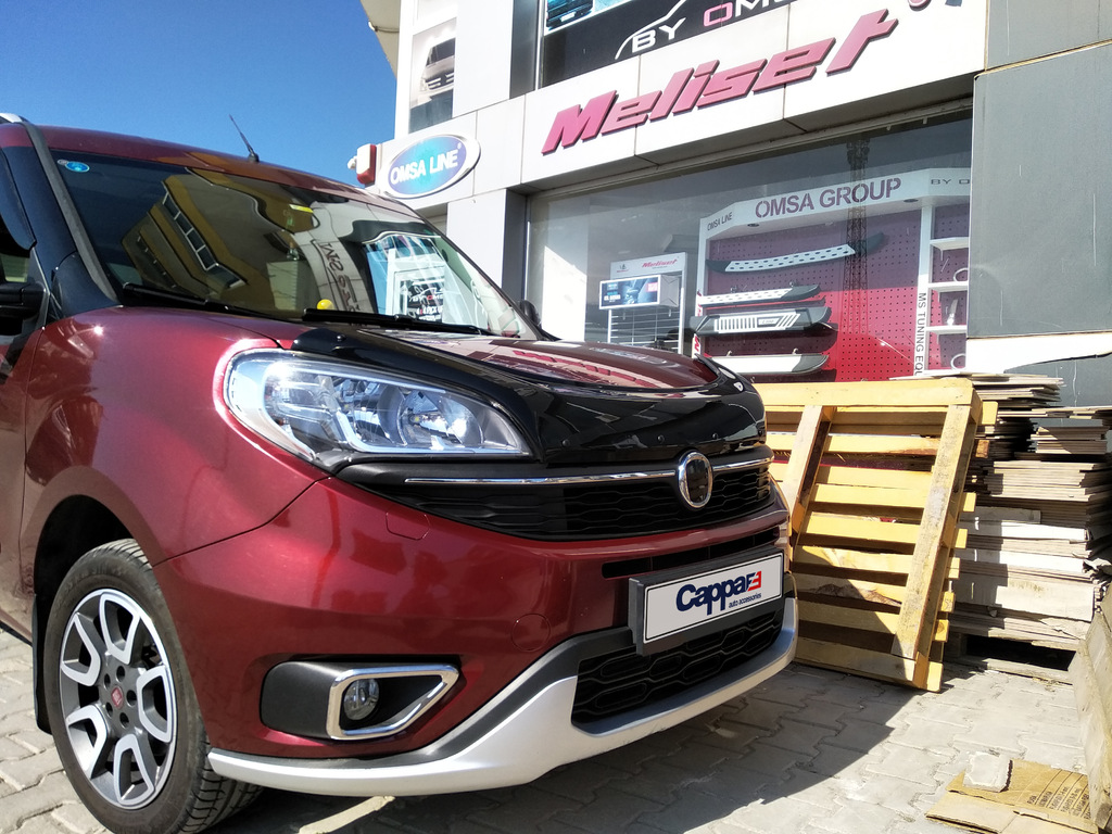 Дефлектор капота EuroCap для Fiat Doblo III nuovo 2015