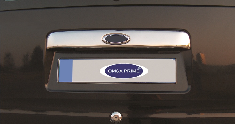 Хром накладки для Ford Connect 01-10 задня планка нерж Carmos (Туреччина)
