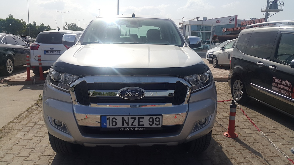 Дефлектор капота EuroCap для Ford Ranger 2015