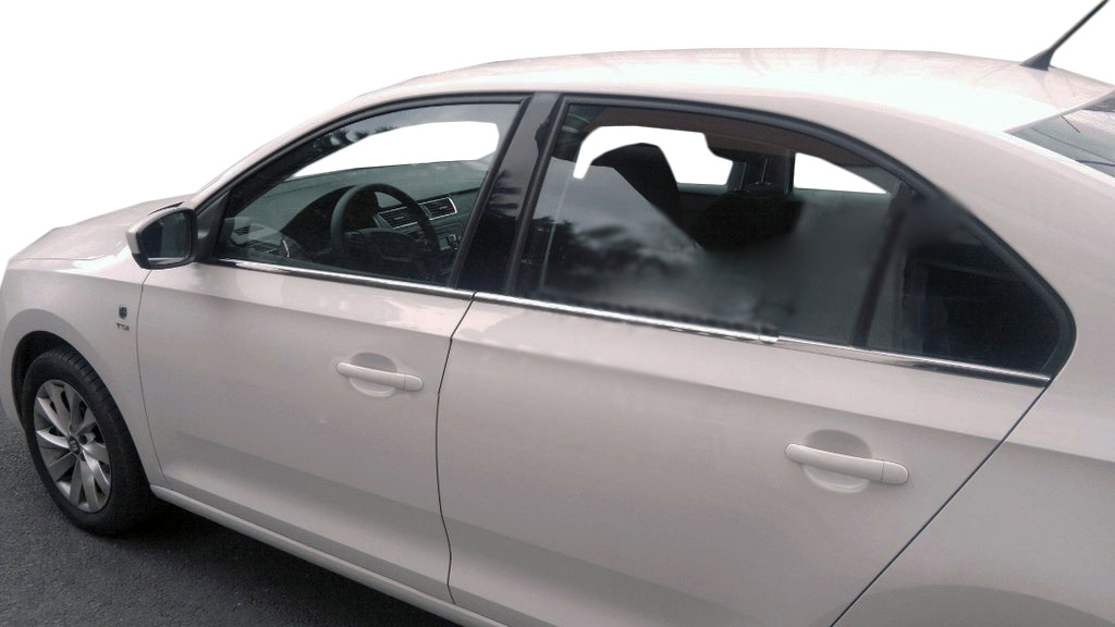 Зовнішня окантовка вікон (нерж) для Seat Toledo 2012↗ мм.