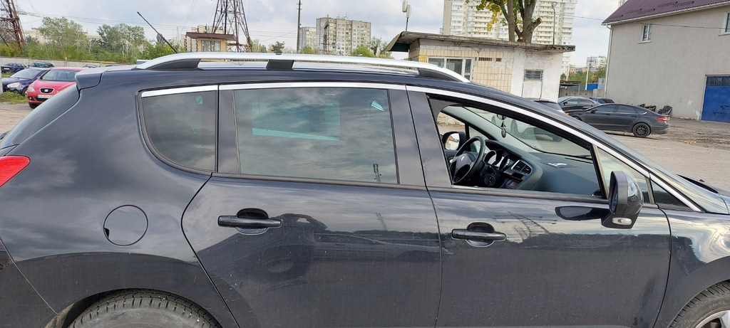 Рейлінги Skyport Grey для Peugeot 3008 2008-2016 рр.