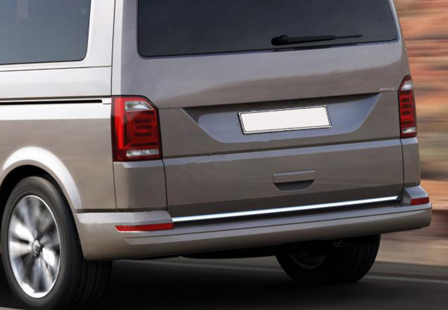 Хром накладка на кромку дверей багажника (нерж.) Omsa для VW T6 2015+