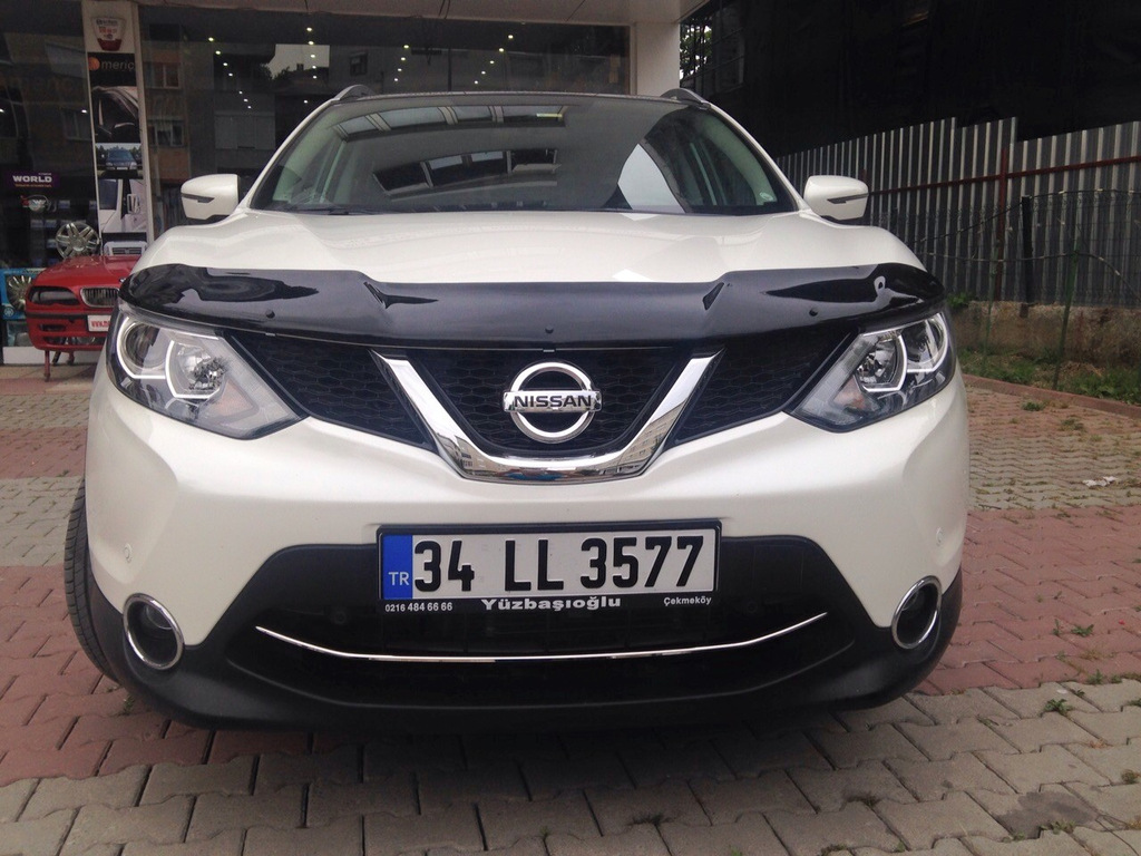 Дефлектор капота EuroCap для Nissan Qashqai 2014-2017