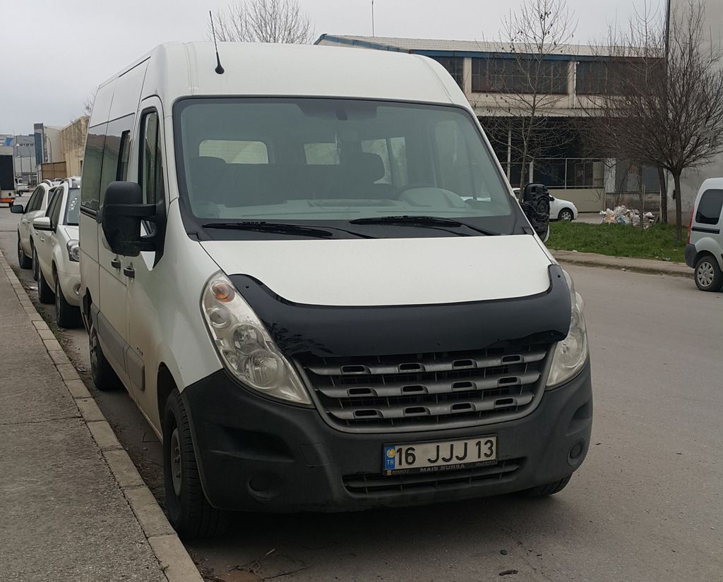Дефлектор капота (EuroCap) для Renault Master 2011-2014