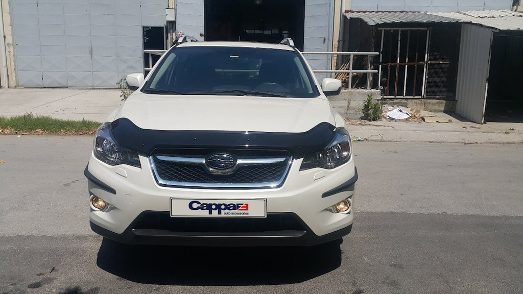 Дефлектор капота (EuroCap) для Subaru XV 2011-2017 років.