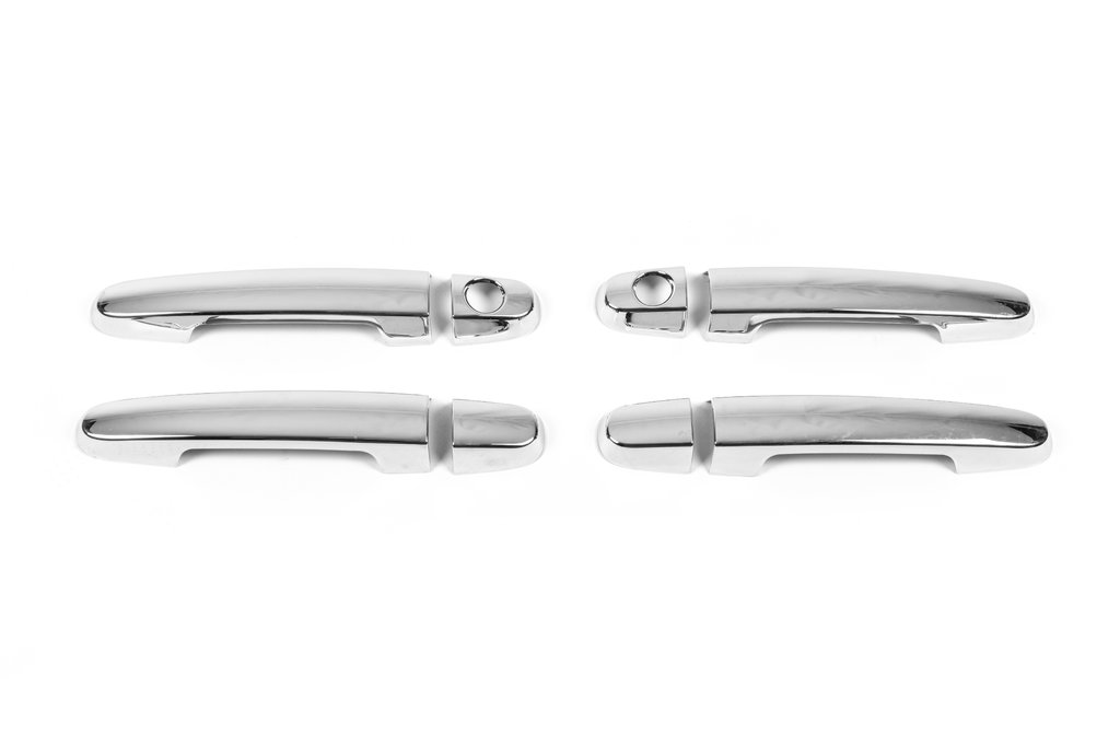 Хром накладки на ручки для Toyota Rav4 2007-2012 5шт нерж Carmos (Туреччина) з вирізом під чіп ключ