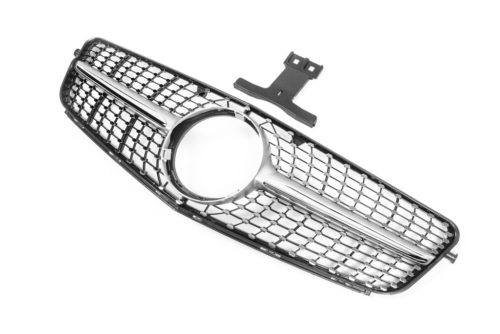Передня решітка Diamond Silver для Mercedes C-class W204 2007-2015рр.