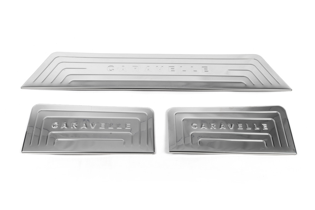 Накладки на дверні пороги (нерж.) Omsa Line для VW T5 Caravelle 2003-2015