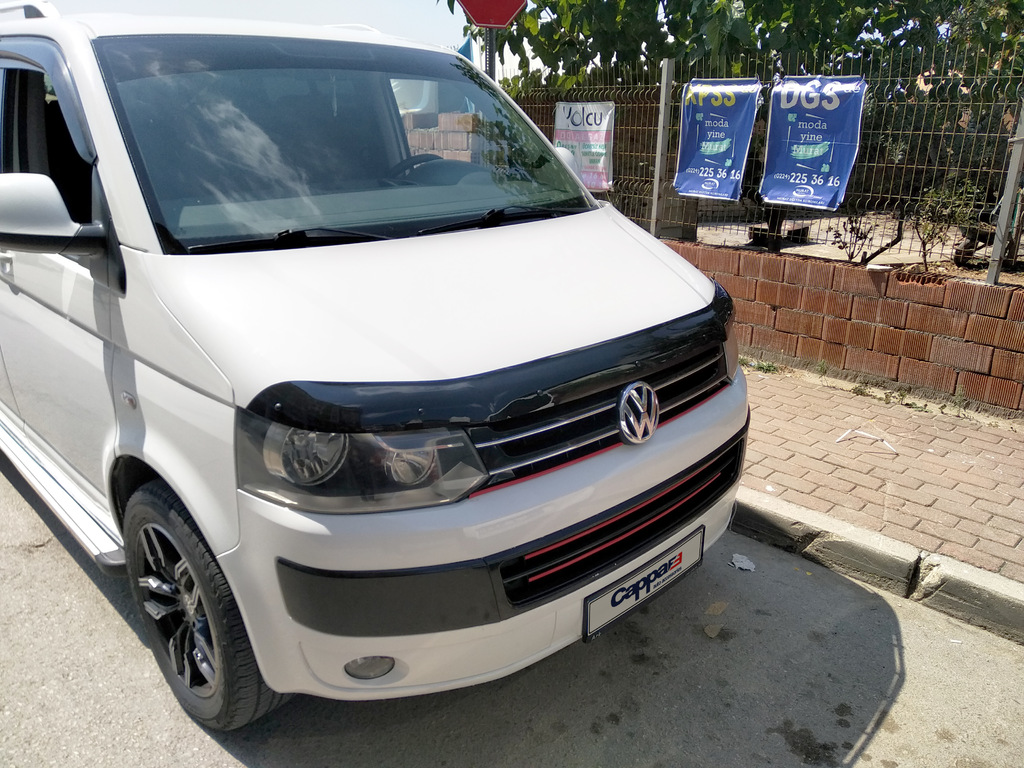 Дефлектор капота для Volkswagen T5 рестайлінг 2010-2015рр.
