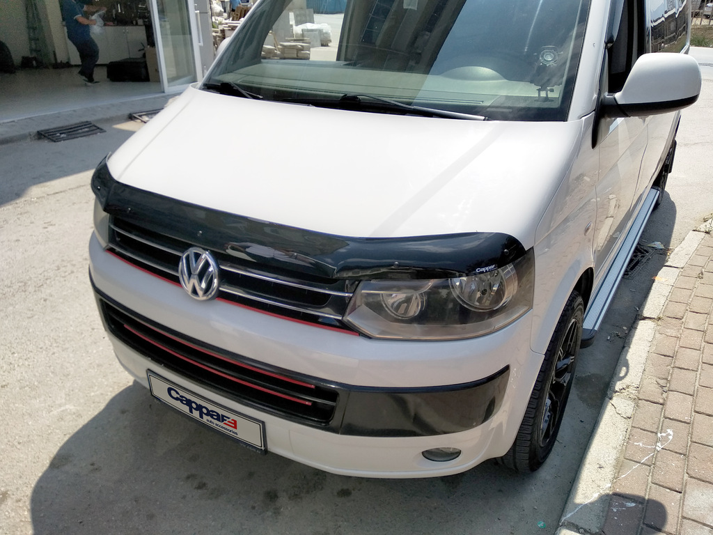 Дефлектор капота для Volkswagen T5 рестайлінг 2010-2015рр.