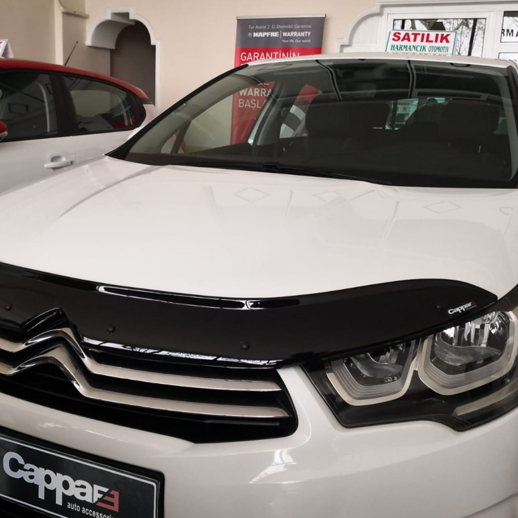 Дефлектор капота (Eurocap) для Citroen C-4 2010↗ мм.