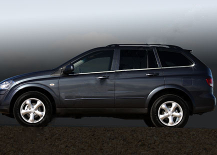 Хром нижні молдинги стекол (нерж.) для Ssang Yong Kyron 2007+