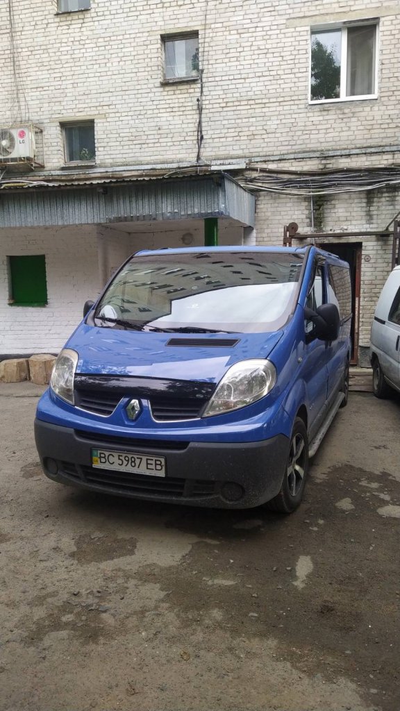 Дефлектор капота (EuroCap) для Nissan Primastar 2002-2014